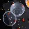 Taza desechable para salsa con tapa, caja de condimentos para llevar integrada, tazón pequeño para sopa, salsa para mojar pepinillos, caja de salsa de aceite y vinagre