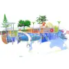 Tobogán Cubierto Grande para Caminar Guardería Comunidad Exterior Tobogán Combinado Grande Equipo de Juego Exterior sin Motor para Niños