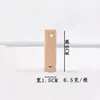Atacado do Fabricante Acessórios para Joias DIY Escada de Escalada para Animais de Estimação Varetas de Madeira Redondas Brinquedos Educativos Varetas de Madeira Cor Natural da Madeira