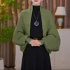 2026 Nuevo Chal de Punto Ropa Exterior para Mujer Moda Versátil Elegante Holgado Manga Larga Otoño Invierno Calidez Temperamento Cárdigan