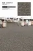 Adesivos de Piso Autoadesivos com Padrão de Carpete Imitação, Adesivos de Piso de Plástico Pedra, Espessados, Antiderrapantes, Resistentes ao Desgaste, Piso de PVC de Grau Comercial