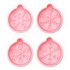 Serie de Bolas de Nieve Navideñas Molde para Galletas Copo de Nieve Bola de Cristal Molde para Galletas Navideñas 3D Impresión de Simulación DIY