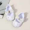 Primavera e Outono Sola De Borracha Macia Antiderrapante Sapatos Casuais Tendência Da Moda Impresso Arco Sapatos De Bebê BXC4152