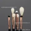 Fiyan 13 Juego de Brochas de Maquillaje de Lana de Punta Fina Brocha para Polvo Suelto Brocha para Rubor Brocha para Cejas Brocha para Sombras de Ojos Pelo Animal