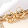 Pendientes Irregulares Retorcidos de Diseño Lujoso Ligero para Mujer, Estilo Simple y Fresco, Elegantes a la Moda, Nuevos Pendientes Populares de Nicho