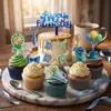 Set de topper acrílico de moda para el Día del Padre, exclusivo para fiestas transfronterizas, decoraciones personalizadas para mesa de postres, venta al por mayor