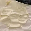 Novedad Primavera/Verano Estilo Japonés para Mujer Algodón Puro Tiro Medio Grado 10A Todo Algodón Entrepierna Extendida Antibacterianas Cómodas Bragas Triángulo para Mujer