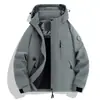 Chaqueta de Algodón para Exteriores Otoño/Invierno 2026, Cortavientos e Impermeable, Abrigo de Algodón con Capucha para Montañismo y Exteriores, Chaqueta de Trabajo Personalizable