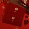 Sobre Rojo para Boda Grande, Mediano y Pequeño Set con Palabras Felices Mini Sobre Rojo Bloqueador de Puerta Bolsa de Papel para Sobre Rojo de Boda Nuevo