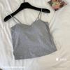 24 Top de tirantes finos con tirantes finos y almohadilla para el pecho con espalda descubierta y telaraña de Spice Girl