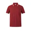 Camisas Polo Personalizadas de Tamanho Grande, Camisetas Transfronteiriças, Roupa de Trabalho, Camisas Culturais, Logo Bordado, Roupas de Trabalho de Manga Curta 100% Algodão, Feito sob Encomenda
