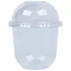 Taza Espesa para Boba de 360ml para Prosperidad y Riqueza, Fresa Mango Calibre 95 Taza con Forma de U para Cupcake con Tapa, Taza Gordita