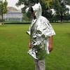Capa de Chuva Térmica Descartável para Emergência e Primeiros Socorros, Poncho Descartável para Viagens de Negócios ao Ar Livre, Proteção Solar, Conservação de Calor e Resistência ao Frio