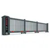 Puerta Corredera Eléctrica Segmentada de Aleación de Aluminio para Fábricas, Escuelas, Unidades y Empresas, Puerta Telescópica Eléctrica Colgante Lineal sin Riel