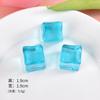 Adornos de Resina con Forma de Cubitos de Hielo, Materiales Hechos a Mano para DIY, Fundas para Teléfono Móvil, Imanes para Refrigerador, Cintas para el Cabello, Accesorios para el Cabello, Pegatinas, Joyería, Pulseras