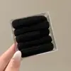 Diademas de Toalla Anchas para el Cabello, Bandas para el Cabello Grandes y Gruesas, Sujetadores de Cola de Caballo de Alta Elasticidad Que No Dañan el Cabello, Bandas Lisas para el Cabello, Gomas Elásticas, Cuerdas para el Cabello