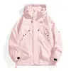 Chaqueta con capucha para pareja 2026 para primavera y otoño, Abrigo cortavientos e impermeable para senderismo al aire libre, Unisex