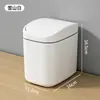 Mini Lixeira de Mesa, Tamanho Pequeno, Uso Doméstico, com Tampa, Cesto de Lixo para Quarto ao Lado da Cama, Lixeira para Papel de Escritório