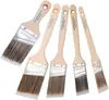 Set de 5 pinceles angulares, pincel para marcos de ventana de 1 a 2.5 pulgadas, adecuado para líneas decorativas, paredes y gabinetes, herramientas de pintura para paredes interiores y exteriores