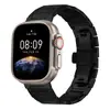 Adecuado para Apple Watch de 1ª a 10ª Generación Smartwatch con Hebilla Mariposa de Gema Apple Ultra2 Correa de Acero