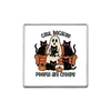 Broche Desenho Gato Preto Fantasma de Halloween, Insígnia de Metal com Texto Divertido, Acessórios de Pino Personalizados para Roupas e Bolsas