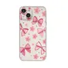 Precio Especial Producto Nuevo Funda para Teléfono Móvil Flor de Lazo Rosa Transparente Suave Adecuada para Iphone17/18Pro Modelo Delgado y Ligero