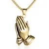 Jin Ziying Acero Inoxidable Colgante de Oración Colgante de Bergamota Colgante de Acero Inoxidable para Hombre Fábrica Venta al por Mayor