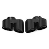 Adecuado para Bmw X5X6 X7G05G06G07 Mejora del Tubo de Escape Silenciador de Cuatro Salidas de Acero Inoxidable Fibra de Carbono
