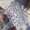 Tomoni Pegatinas para Uñas con Estampado en Caliente Populares en Instagram Hielo Transparente Estilo Lujo Accesible Pegatinas para Uñas Oro Fruta Rojo Flor Hoja Pegatinas Joyería