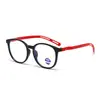 Nuevas Gafas Redondas de Color Gelatina Retro para Niños con Montura Redonda, Sencillas, Combinan con Todo, Decorativas Planas Sin Graduación