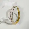 Yongge Jewelry Pulsera de Esmalte Transfronteriza Europea y Americana para Mujer Moderna Colorida Geométrica Rayada de Puntos Filigrana con Borde Dorado Accesorio de Mano