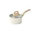 Panela para Leite de Bebê, Panela de Alumínio Fundido para Aquecer Leite de Bebê, Panela Antiaderente de Pedra de Arroz Medicinal, Panela para Macarrão Instantâneo, Panela Multifuncional para Mingau, Panela para Sopa Quente de Bebê