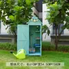 Gabinete de Almacenamiento para Exteriores, Madera Anticorrosiva, Cuarto de Almacenamiento Moderno a Prueba de Sol, Balcón de Jardín, Caja de Herramientas para Patio, Gabinete Varios