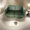 Tecido Tecnológico Casa Apartamento Pequeno Sofá Quarto Sala de Estar Moderno Estilo Celebridade da Internet Creme Sofá Pequeno de Tecido para Recepção para Duas Pessoas