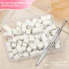 Novo Conjunto de Esponjas para Nail Art com Esponjas Quadradas Pequenas e Pegadores para Cobrir Linhas Livres e Criar Efeitos de Blush Degradê