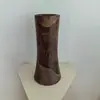 Vaso de Madeira de Bambu, Simples, Fashion, Moderno e Criativo, Vaso de Madeira Inteira, Decoração de Arranjo de Flores para Mesa de Sala de Estar
