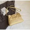Bolso Tote Plisado con Lazo de Moda 2026 Modelo Nuevo Gran Capacidad Elegante Bolso Cruzado para el Trabajo y los Viajes Bolso de Hombro Grande