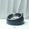 Tigela para cães e gatos 100ML 15 graus elevada antiderrapante comida para gatos filhotes alimentador de água potável tigela para animais de estimação acessórios