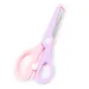 Tijeras de Seguridad Hechas a Mano DIY de Color Macarrón Personalizadas para Estudiantes, Tijeras Elásticas Anti-pellizco para Niños, Tijeras para Manualidades de Jardín de Infancia