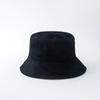Sombrero de pescador de color sólido para otoño e invierno para parejas, combina con todo, de pana cálido, tipo cubeta, estilo Han Feng, ins, para la calle, para el sol