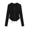 Roupas de yoga femininas moda casual moletom com capuz e zíper feminino emagrecedor top esportivo cardigan para corrida treino fitness