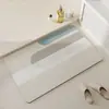 Alfombrilla de Baño Estilo Wabi-sabi Entrada de Inodoro Absorbente de Agua Secado Rápido Alfombrilla de Piso de Tierra de Diatomeas para el Hogar Fácil de Limpiar Alfombrilla Antideslizante