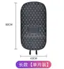 Protector anti-patadas para respaldo de asiento de coche, negro, largo, una pieza, material ecológico XPE, protector para asiento trasero