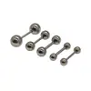 Piercings de Labio de Acero Inoxidable, Piercings de Bola Redonda Diabólica, Joyería de Piercing Personalizada, Piercings de Lengua, Pendientes Electrochapados, Piercings de Ceja, Piercings de Titanio