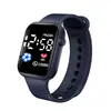 Comercio Exterior Más Vendido Reloj Cuadrado Pequeño en Forma de Corazón para Jóvenes Reloj Electrónico LED Botón Reloj Electrónico Estudiante