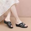 Pantuflas de Verano para Mamá al por Mayor Ropa para el Hogar Pantuflas Gruesas Pantuflas Suaves y Cómodas de PVC Zapatos para Mujer