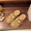 Turban com Fogos de Artifício de Alto Valor Meia-Sapatilhas Femininas Roupa de Verão 2026 Novo Estilo Fada Birkenstock com Sandálias de Saia