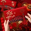 Sobres Rojos para Bodas, Paquetes Rojos de Tela para Bodas, Bolsas Grandes de Sobre Rojo para Regalos de Boda, Paquetes Rojos Festivos para Regalos en Efectivo