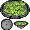 Red de protección para plantas de estanque, barrera multifuncional para flores y peces en la superficie del agua, pequeña isla flotante, protector flotante para plantas