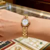 Mia Myar Estilo Vintage Oval Retro Simple Antiguo Exquisito Compacto Reloj de Mujer Elegante Reloj para Dama